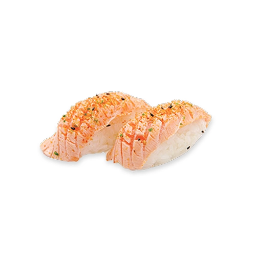 Sushi saumon braisé