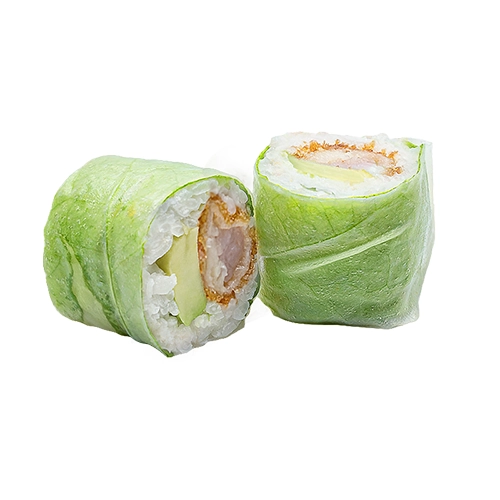 Spring roll tempura saumon avocat