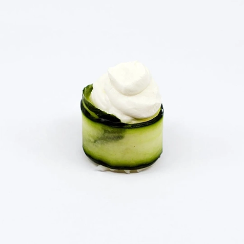 Tulipe concombre cheese saumon