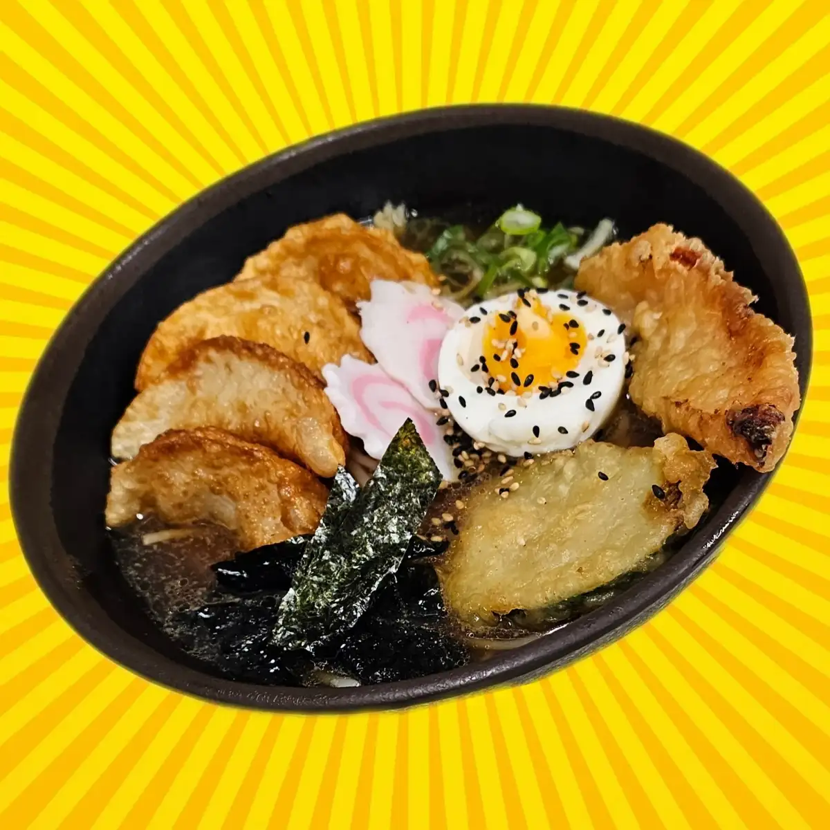 Ramen gyoza crevettes